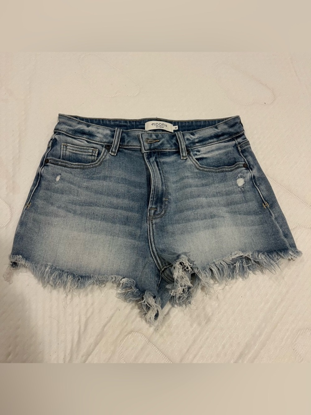 Hidden High Rise Jean Shorts